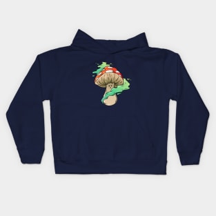 poisonous mushroom Kids Hoodie